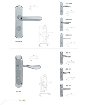 304不銹鋼185MM(中面板)防火逃生功能門鎖57系列 價格、廠家、圖片及其他鎖具產品解析